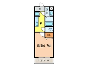 アドラシオン河内長野の物件間取画像